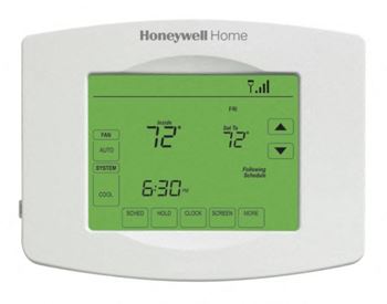 Wifi touchscreen programmable thermostat in townhomes